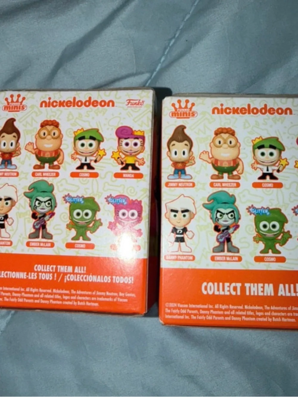 Nickelodeon Wanda & Cosmo Glitter Vinyl Figures - Purple & Green